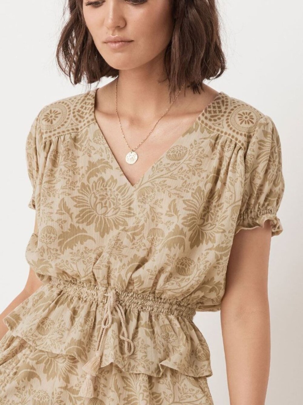 Spell & the Gypsy - Lioness Cap Sleeve Blouse (size Small) - Picture 6 of 10